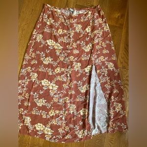 American Eagle Pink Maxi Skirt